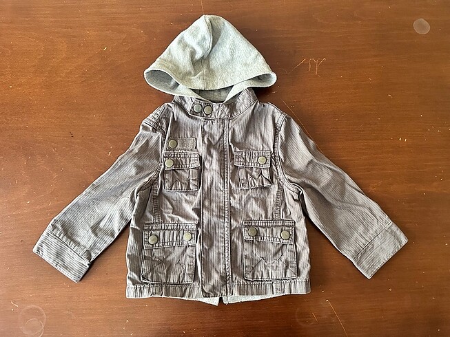 18-24 aylık gri #trençkot - Görsel 3