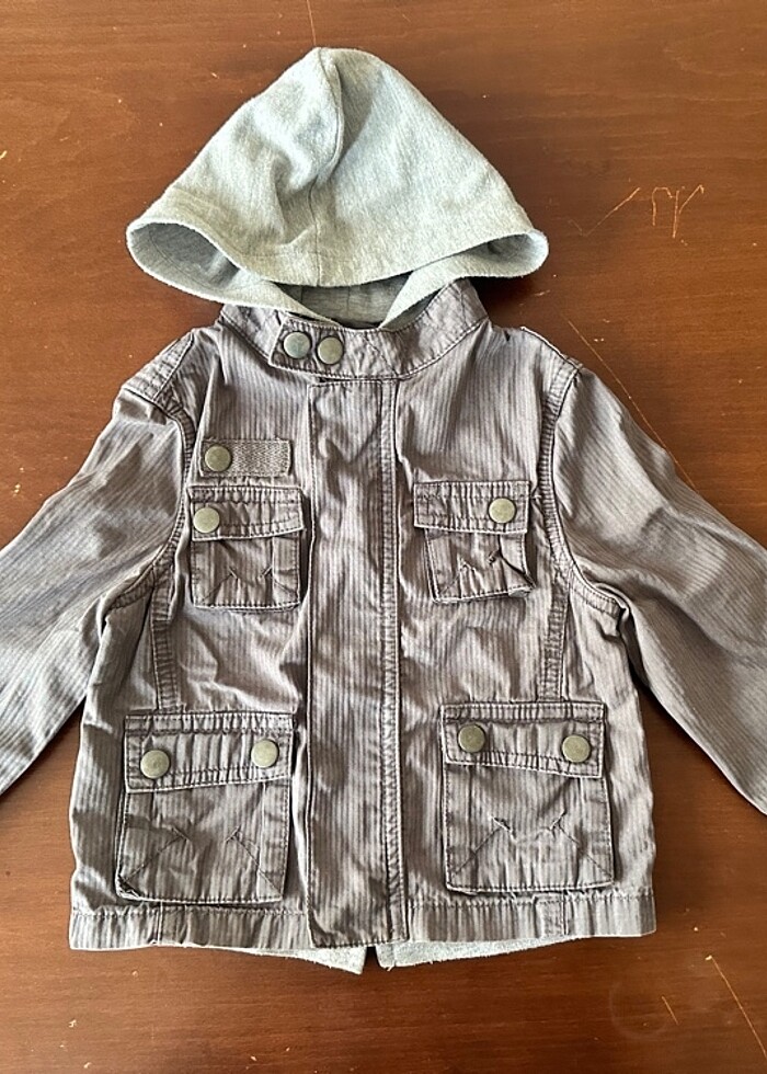 18-24 aylık gri #trençkot - Görsel 3