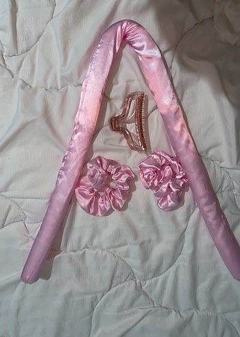 Pembe Uzun Kadın bigudi - Görsel 3