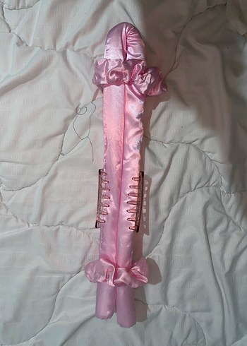 Pembe Uzun Kadın bigudi - Görsel 2