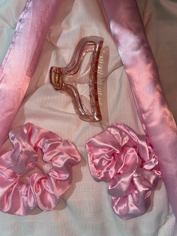 Pembe Uzun Kadın bigudi - Görsel 4