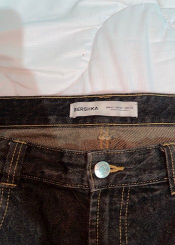 Kemer Detaylı Rahat Kesim Kadın Kot Pantolon - Görsel 5