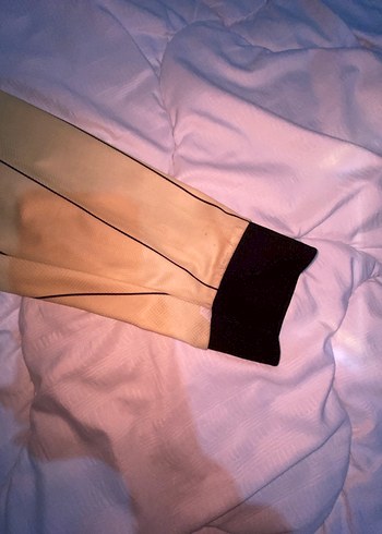 sarı siyah çizgili kadın oversize forma - Görsel 4