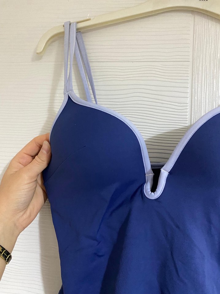 Straplez Lacivert Kadın Mayo - Görsel 2