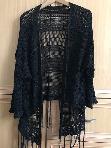 Örgü ince kimono