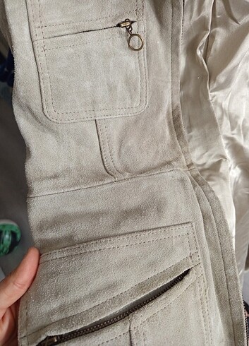 Mango süet palto - Görsel 4