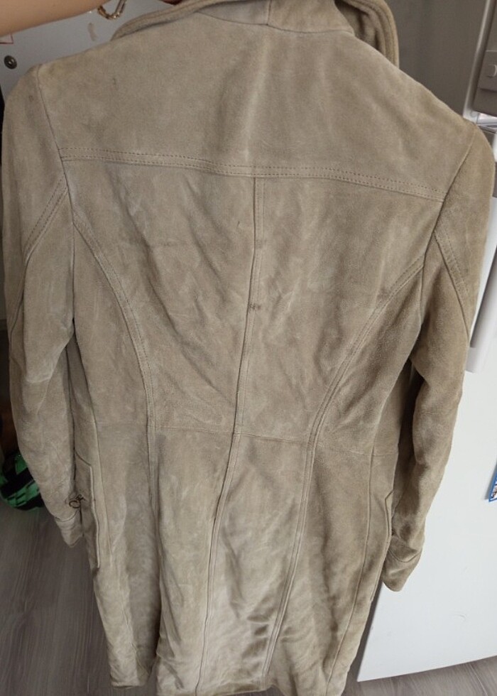 Mango süet palto  - Görsel 3