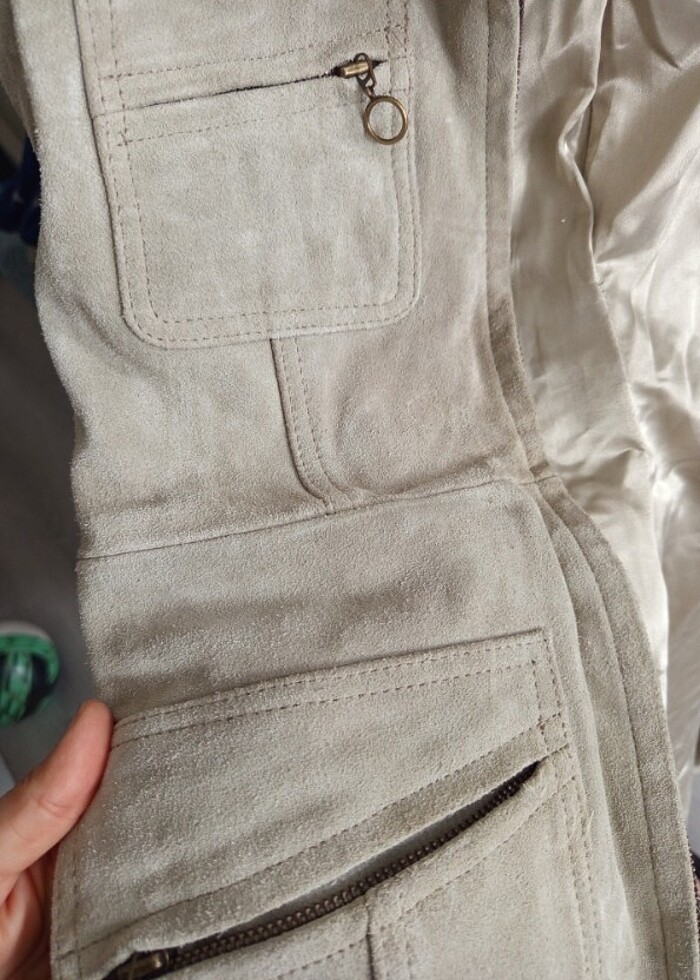 Mango süet palto  - Görsel 4