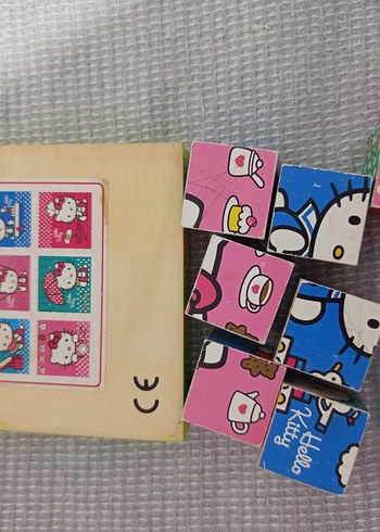 Hello Kitty Renkli Hello Kitty Çocuk Bulmacası