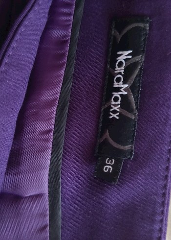 Mürdüm  Drapeli Midi 
 Etek - Görsel 3