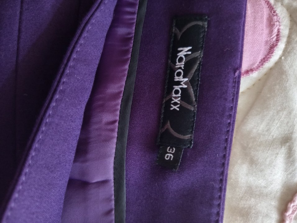 Mürdüm  Drapeli Midi 
 Etek - Görsel 3