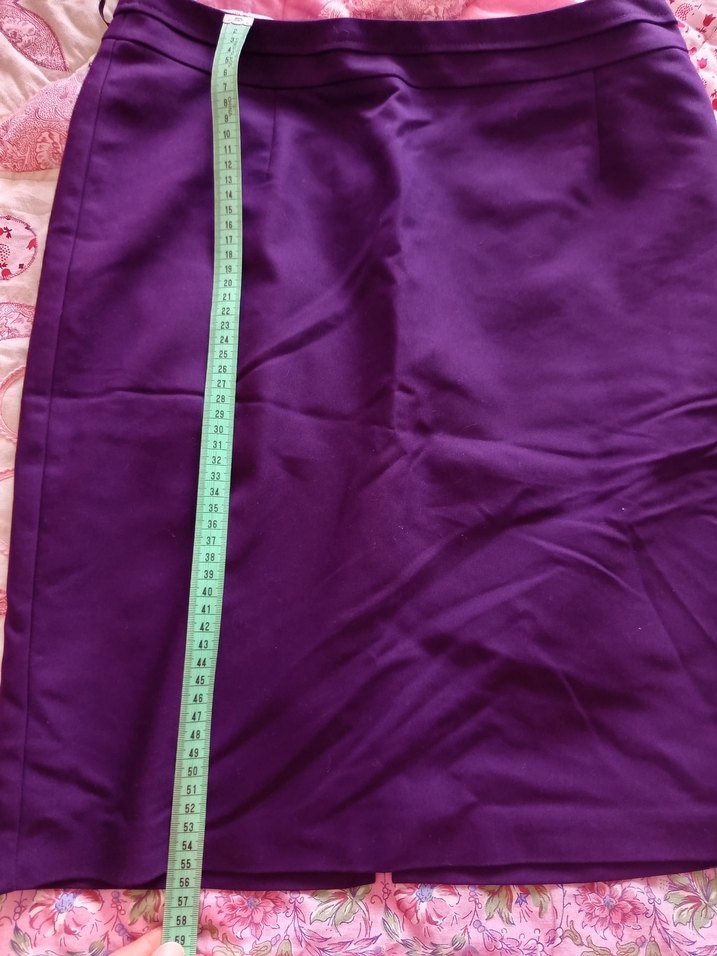 Mürdüm  Drapeli Midi 
 Etek - Görsel 2