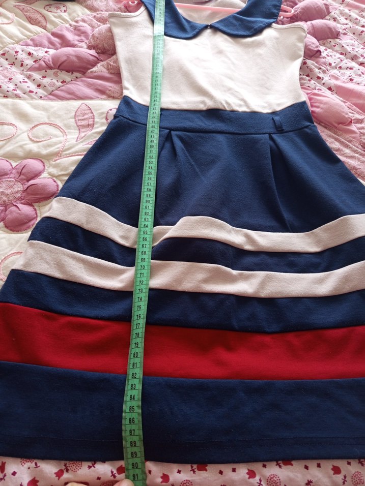 Kolsuz Yakalı Midi Elbise - Görsel 4