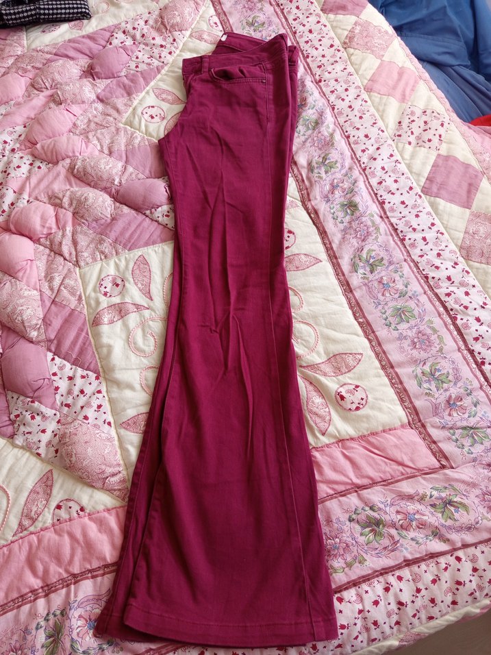 Koton İspanyol paça likralı kanvas pantolon - Görsel 2