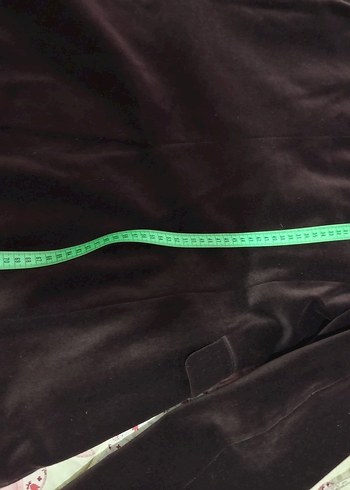 Mürdüm rengi Kadife Erkek Ceket - Görsel 3