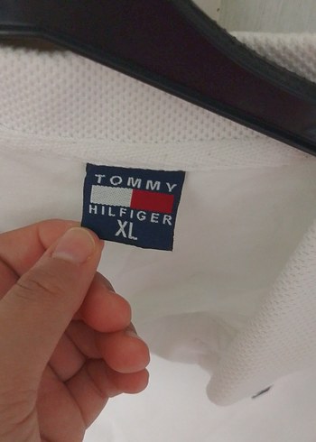 Tommy Hilfiger Erkek Beyaz Kısa Kollu Polo Tişört