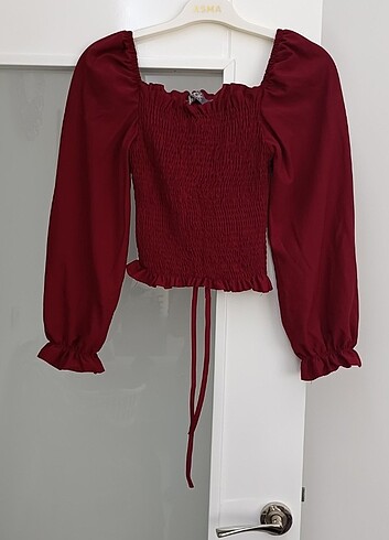 Bordo büzgülü bady
