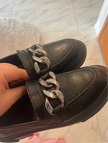 40 Beden siyah Renk loafer