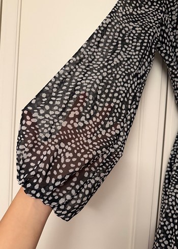 Uzun Kollu Zara Elbise - Görsel 2