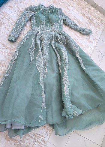 tesettür nişanlık abiye - Görsel 3