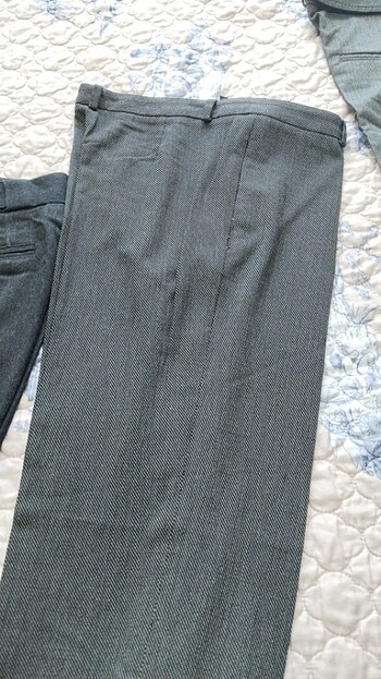 42 Beden gri Renk 4 ADET KALİTELİ KUMASTAN PANTALON