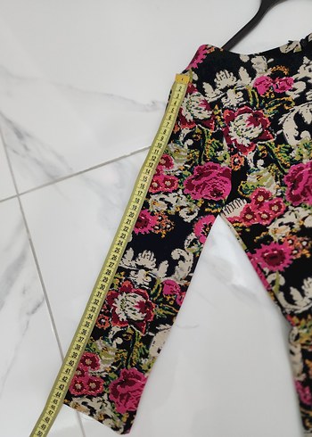 Renkli Bohem Kadın Elbise - Görsel 6