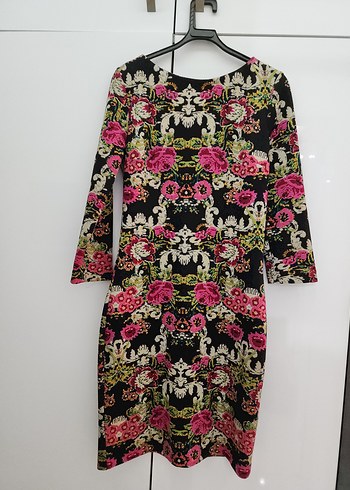 Renkli Bohem Kadın Elbise - Görsel 8