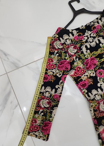 Renkli Bohem Kadın Elbise - Görsel 7