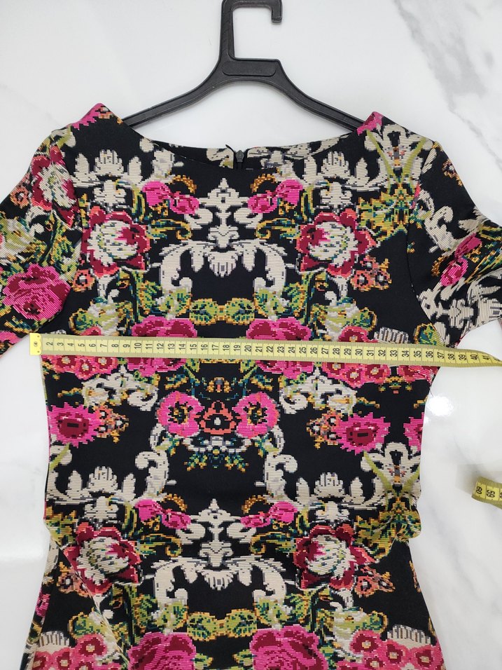 Renkli Bohem Kadın Elbise - Görsel 5