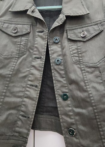 Haki Renk Kot Ceket - Görsel 5