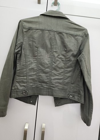 Haki Renk Kot Ceket - Görsel 2