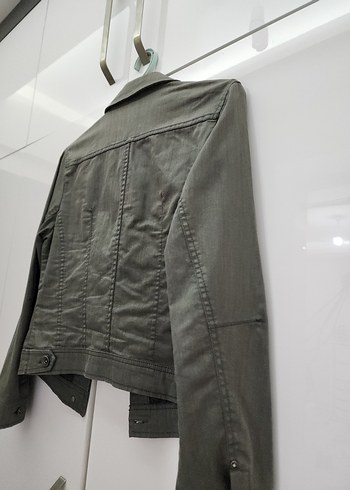 Haki Renk Kot Ceket - Görsel 3