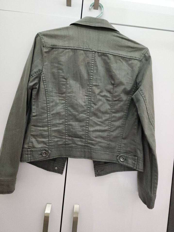 Haki Renk Kot Ceket - Görsel 2