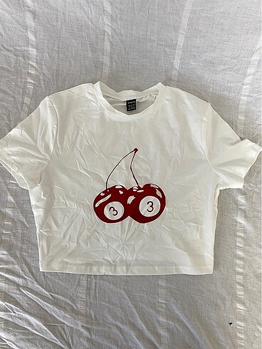 shein grafik baskılı crop