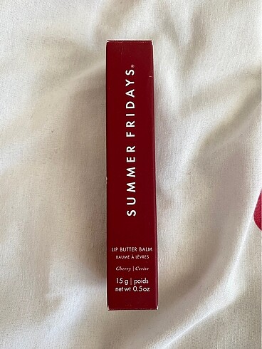 Diğer summer fridays cherry balm