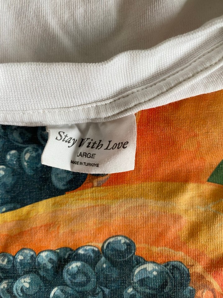 Lethe Baskılı Beyaz Tişört - Görsel 3