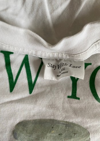 Lethe Beyaz Pamuklu Baskılı Tişört - Görsel 3