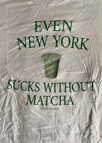 Lethe Beyaz Pamuklu Baskılı Tişört - Görsel 2