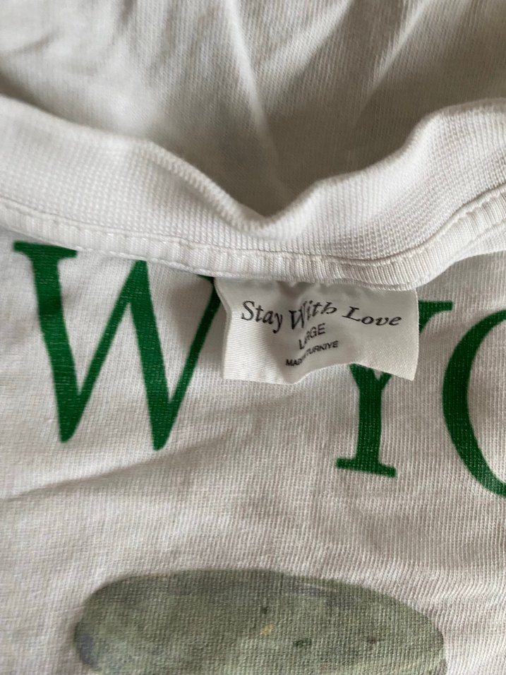 Lethe Beyaz Pamuklu Baskılı Tişört - Görsel 3