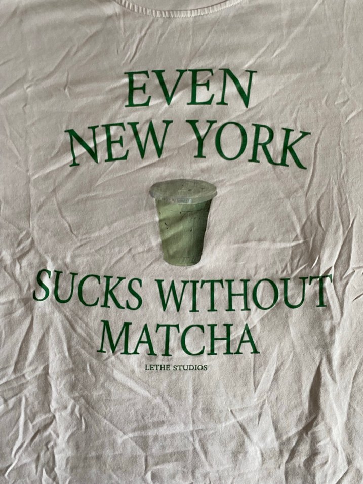 Lethe Beyaz Pamuklu Baskılı Tişört - Görsel 2