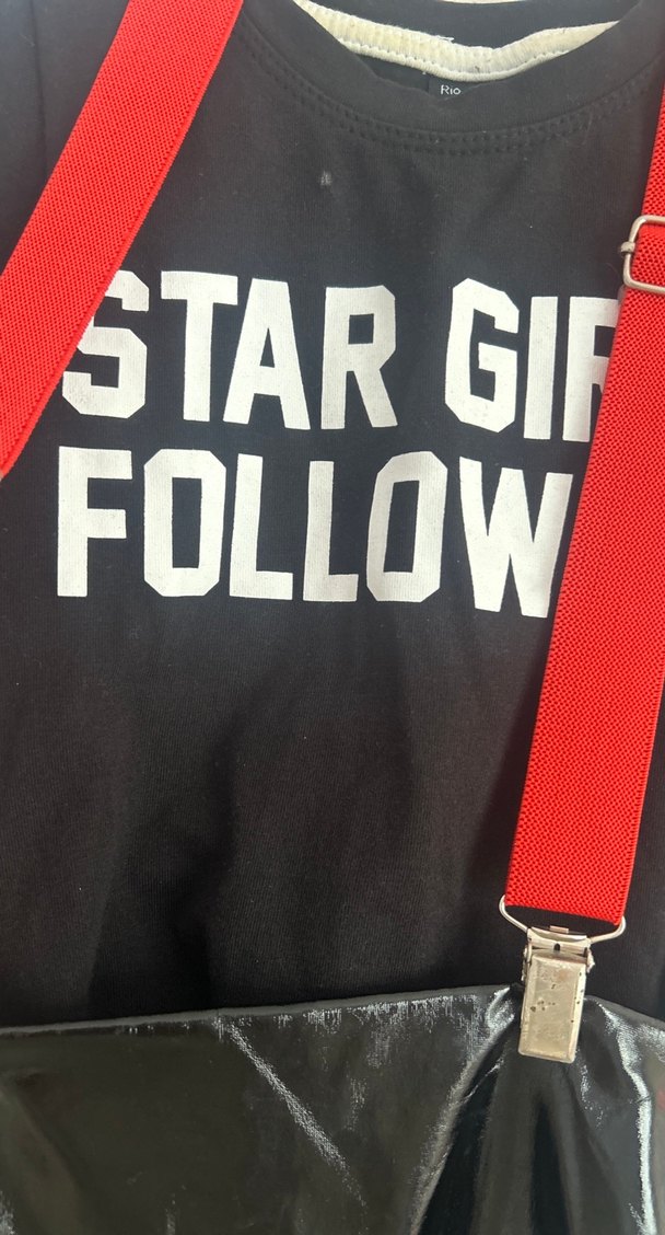 Kız Çocuk Siyah Deri Rock Punk Kemer - Görsel 2