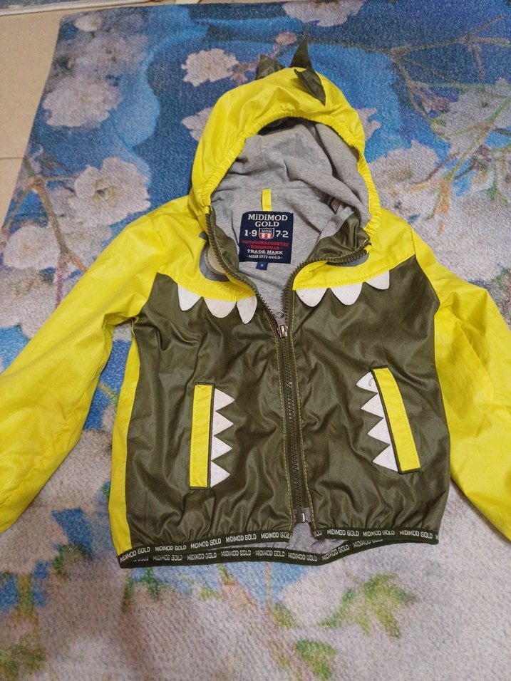 Kapüşonlu Erkek Çocuk Rüzgarlık Mont - Görsel 3