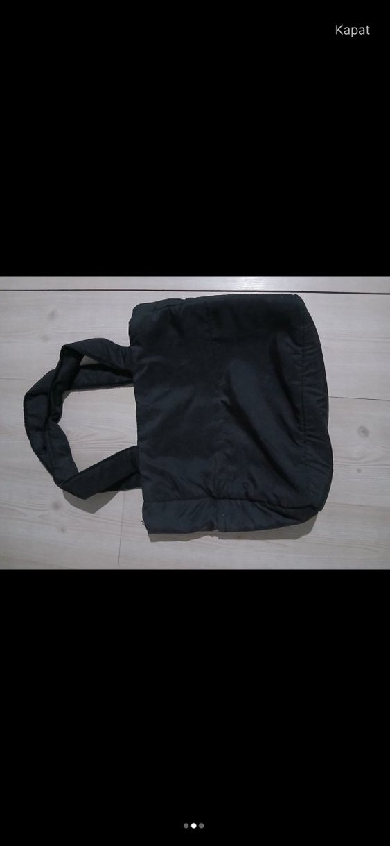 Siyah Minimalist Kadın Omuz Çantası - Görsel 2