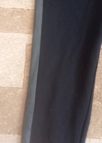 Kadın Siyah Belli Bağlamalı Tayt - Görsel 10