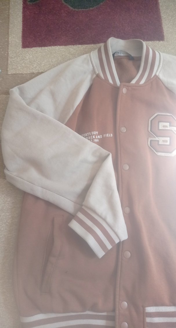 Bej Düğmeli Kadın Street Wear Ceket - Görsel 2