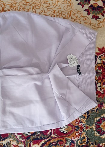 Kadın lila Kumaş Pantolon - Görsel 7