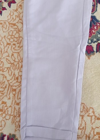 Kadın lila Kumaş Pantolon - Görsel 8