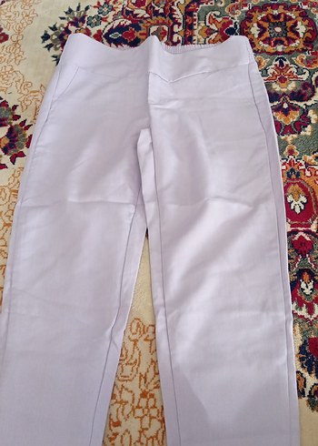 Kadın lila Kumaş Pantolon - Görsel 12