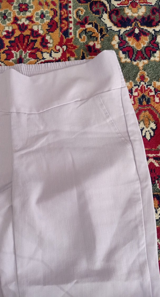 Kadın lila Kumaş Pantolon - Görsel 3