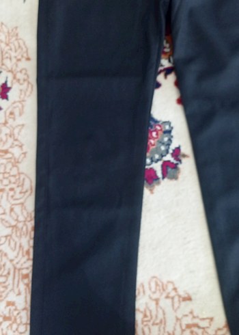 Erkek Siyah Regular Fit keten Pantolon - Görsel 6